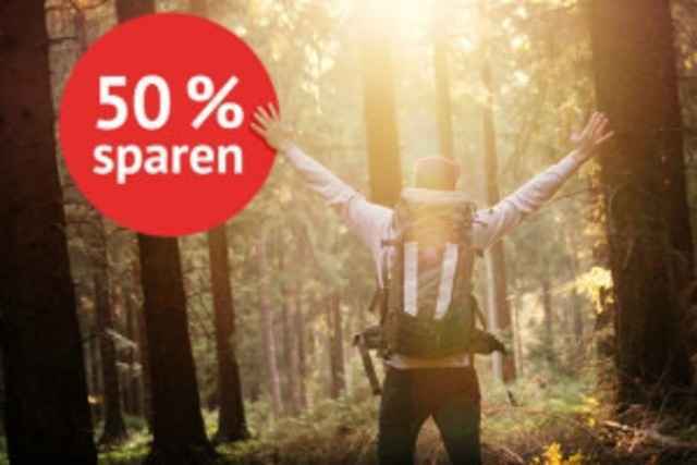 Wanderabo zum halben Preis