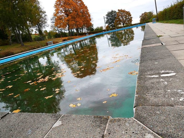 Ein 50 Meter Becken weist das Freibad ...Naturschwimmbad umgebaut werden soll.   | Foto: Eva Korinth