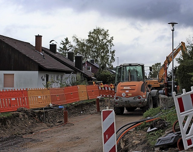 Der Straenbau in Dittishausen soll fortgesetzt werden.   | Foto: Christa Maier