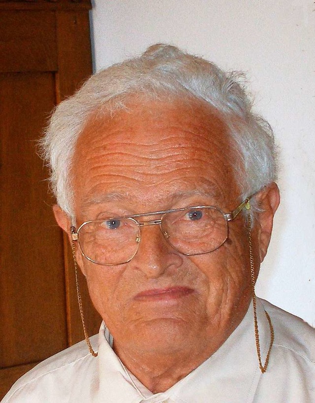 Hermann Dowald (Archivfoto von 2008).  | Foto: Karl-Ernst Lauffer