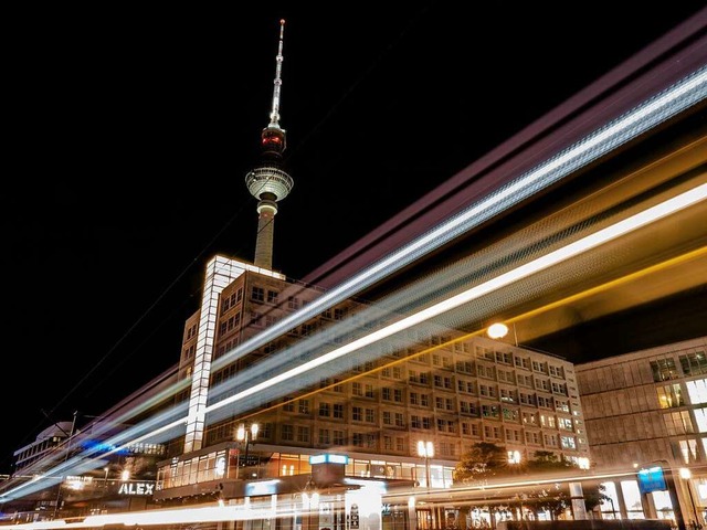 Berliner Fernsehturm.  | Foto: Paul Zinken (dpa)