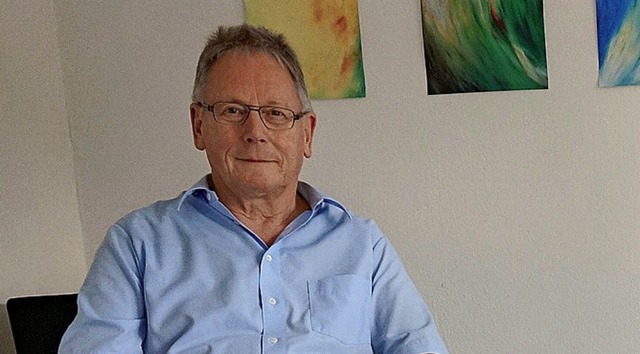 Gebhard Kaiser spricht mit unserer Mit...s Jdisches Leben in Waldshut-Tiengen.  | Foto: Privat
