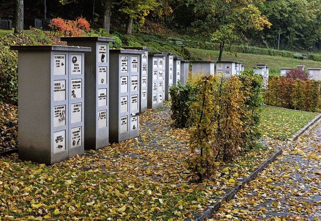 Der Ortschaftsrat Kollnau beschloss di...r Urnenwand auf dem Friedhof Kollnau.   | Foto: Gabriele Zahn