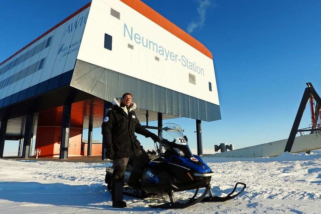 Klaus Guba leitet die Forschungsstation Neumayer III in der Antarktis.  | Foto: Alfred-Wegener-Institut / T. Steuer