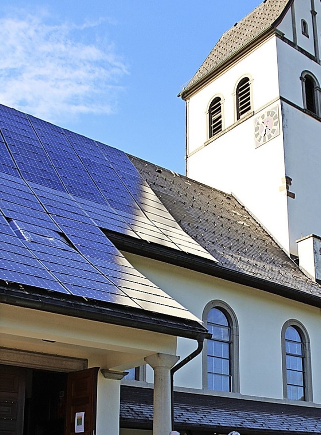 Die Solarmodule sollen bei der Sanieru...ustert und durch neue ersetzt werden.   | Foto: Manuel Hunn