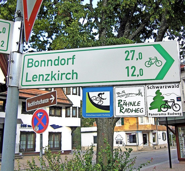 Der Bhnleradweg zwischen Lenzkirch un...eilstck  des Sdschwarzwald-Radwegs.   | Foto: Gerhard Lck