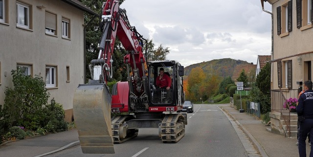 Baufirma und Verkehrsbehrde sind sich...r steht, kommt kein Auto mehr vorbei.   | Foto: Jannik Jrgens