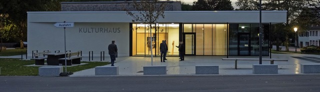 Knappe fnf Millionen Euro,  fnf Proz...e fr ihr neue Kulturhaus aufbringen.   | Foto: Helmut Rothermel