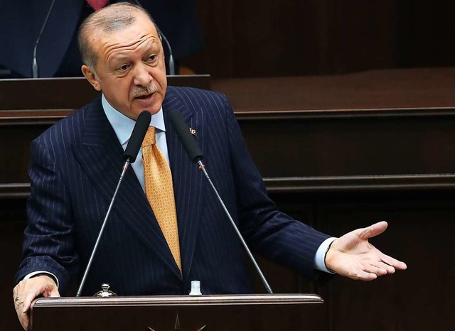 Der trkische Staatsprsident Recep Tayyip Erdogan am Mittwoch in Ankara  | Foto: ADEM ALTAN (AFP)