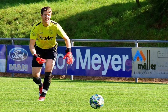 Der Endinger Ron Fahlteich spielte einst gemeinsam mit Karim Bellarabi.  | Foto: Daniel Thoma