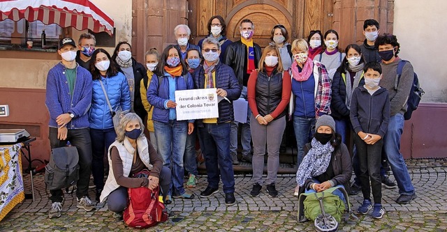 Mitglieder des Freundeskreises der Col...s Vereins Pro Venezuela aus Freiburg.   | Foto: Ruth Seitz