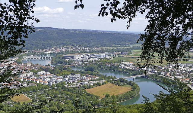 Blick auf  Bad Sckingen  von der Mumpfer Flh aus   | Foto: David Rutschmann