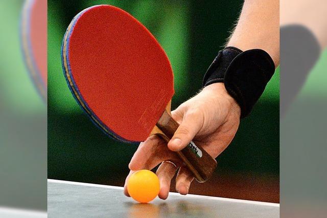 Tischtennistraining erlaubt, in der Theorie