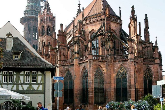 Die Strzel-Kapelle im Chorumgang wird restauriert.  | Foto: Andreas Schedlbauer/Muensterbauverein