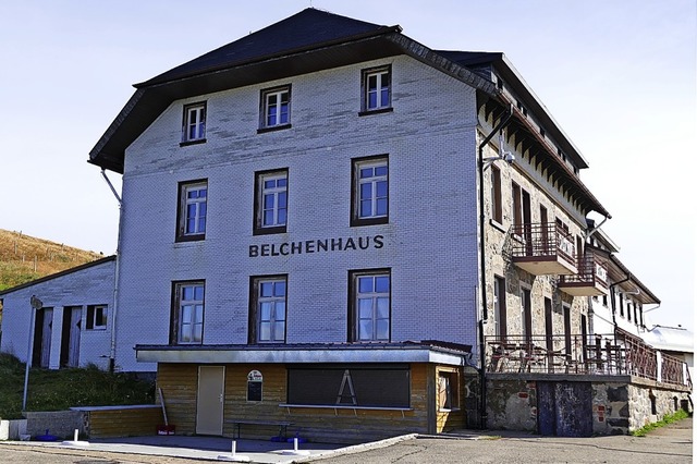 Das Belchenhaus  ist als Ausflugziel b...er Corona-Schutzmanahmen geschlossen.  | Foto: Sarah Trinler