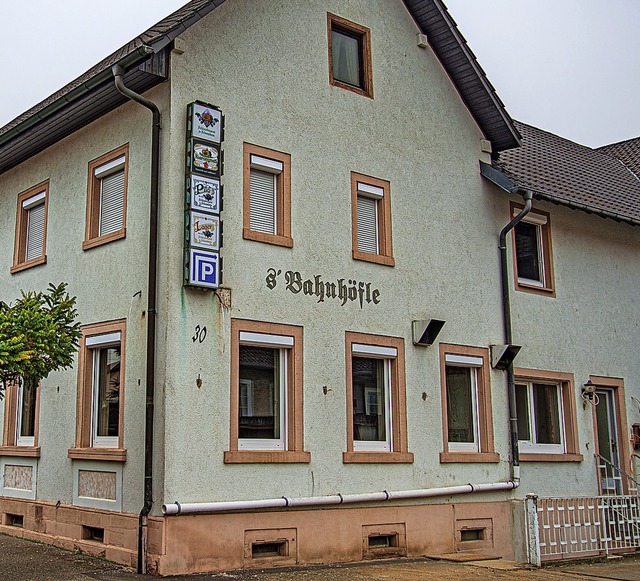 Dem Traditionslokal Bahnhfle in Ringsheim soll neues Leben eingehaucht werden.   | Foto: Olaf Michel