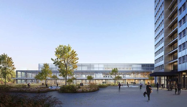 Anfang 2021 soll Baubeginn fr das neu...Campus  in Kaiseraugst (Aargau)  sein.  | Foto: DSM Nutritional Products/Abb. Nissen Wentzlaff Architekten BSA SIA AG