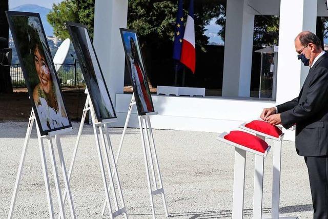 Emotionale Zeremonie erinnert an Opfer der Attacke von Nizza