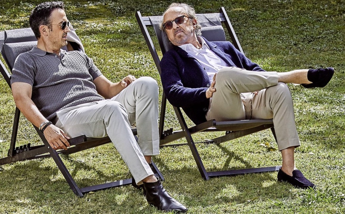 Jazz ohne Stress: Till Brnner mit seinem Klavierpartner Bob James  | Foto: Gregor Hohenberg