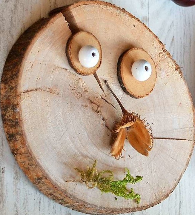 Schon was fr kleine Kinder: lustige Herbst-Gesichter  | Foto: Silke Kohlmann