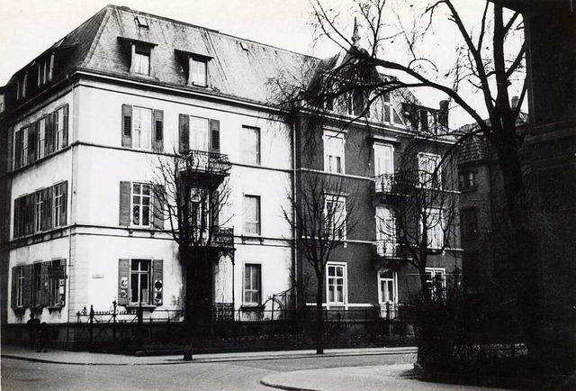 Das Doppelhaus Talstrae 36 und Glmer...1 auf einem um 1930 entstandenen Foto.  | Foto: Stadtarchiv M 70 S_202_27/242
