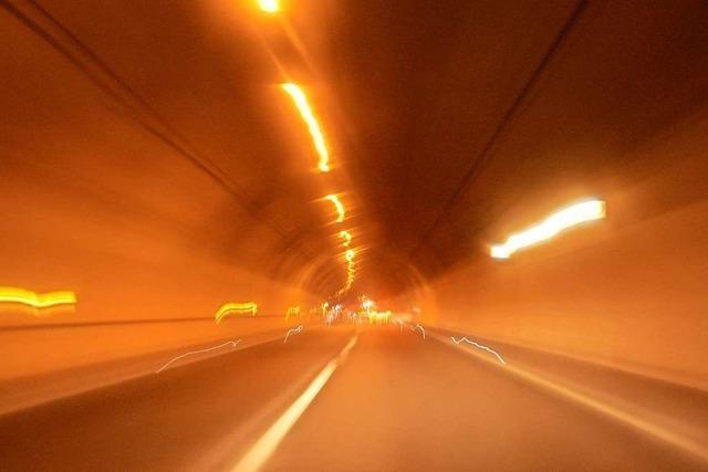 Der Nollinger Bergtunnel wird am Montag für eine Nacht gesperrt