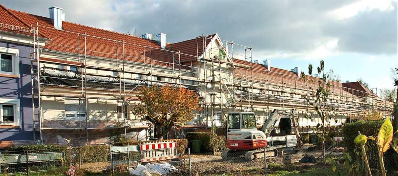 Im Areal Friedensheim in Lahr laufen derzeit umfangreiche Renovierungen.  | Foto: Wolfgang Beck