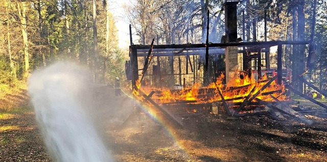 Knftig will Kanderns Wehr  fr solche...sserquellen noch besser gerstet sein.  | Foto: Feuerwehr Kandern