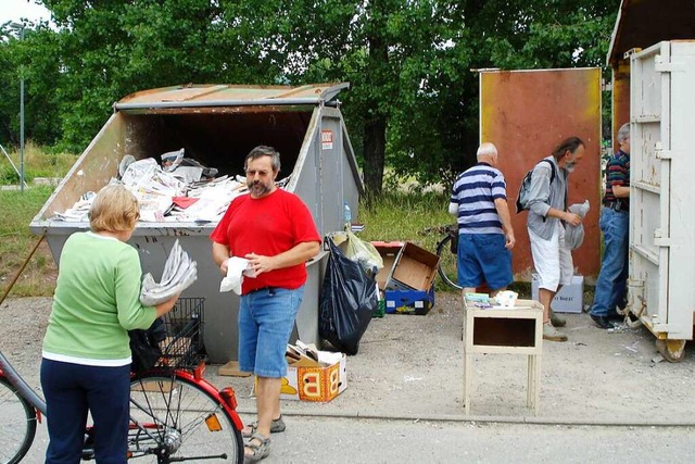 Derzeit ist nur noch die Annahme von A...f dem Messeplatz mglich (Archivbild).  | Foto: Matthias Schlageter