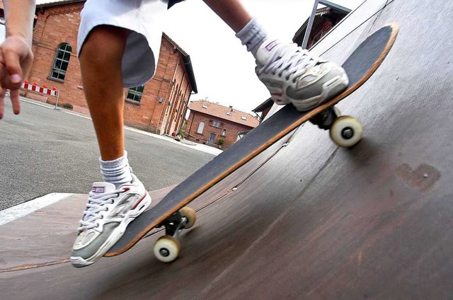 Das Schlachthof-Areal bietet auch eine Skaterbahn.  | Foto: Michael Bamberger