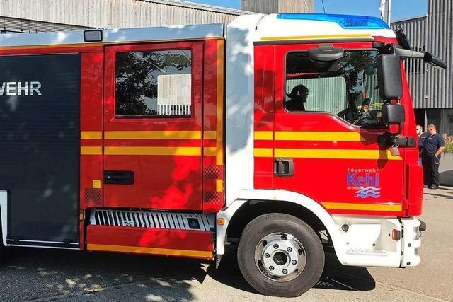 Die Feuerwehr Steinenstadt bekommt ein neues Lschfahrzeug