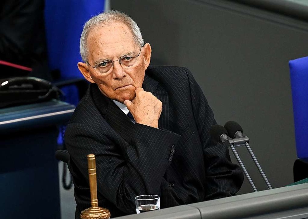 Wolfgang Schäuble.  | Foto: Britta Pedersen (dpa)