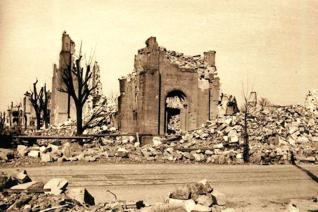 Freiburgs erste evangelische Kirche ging 1944 im Bombenhagel unter