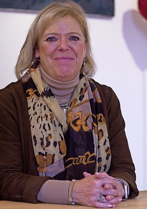 Sabine Wlfle in ihrem Wahlkreisbro; ...Direktmandat im Wahlkreis Emmendingen.  | Foto: Patrik Mller