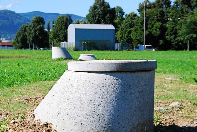 Ein sogenannter Pegel auf der Hirschackergrube   | Foto: Ralf Staub