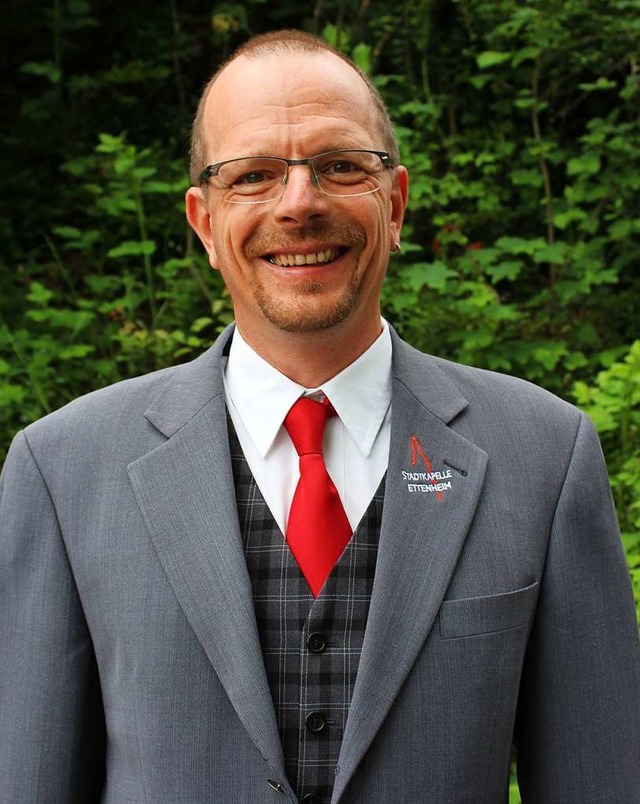 Thomas Amann ist seit 2014 Vorsitzender der Stadtkapelle Ettenheim.  | Foto: Verein