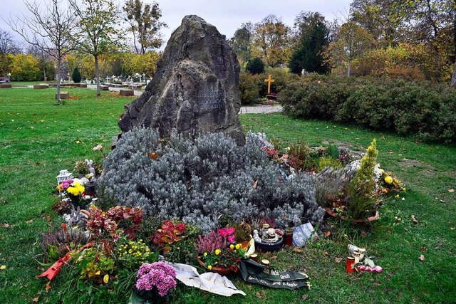 Das Denkmal fr anonym Bestattete auf dem Freiburger Hauptfriedhof  | Foto: Thomas Kunz