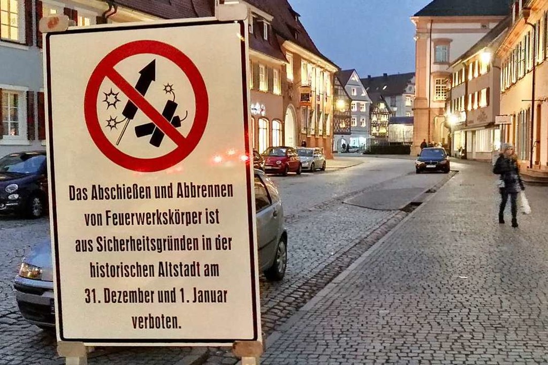 Feuerwerk an Silvester bleibt in der Endinger Altstadt erlaubt