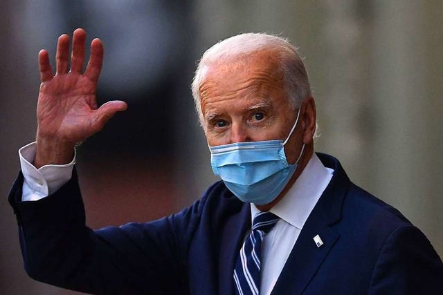 Der neugewhlte US-Prsident Joe Biden am Dienstag in Wilmington, Delaware.  | Foto: ANGELA WEISS (AFP)