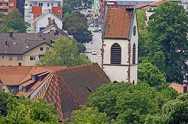 Rund um den Altweiler Kirchturm muss d...sgebiet noch genau abgegrenzt werden.   | Foto: Herbert Frey