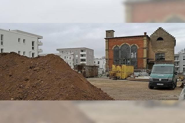 Wechselnde Kunstwerke auf knftigem Quartiersplatz