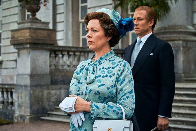 Olivia Colman und Tobias Menzies spielen die Queen und den Herzog von Edinburgh.  | Foto: Liam Daniel