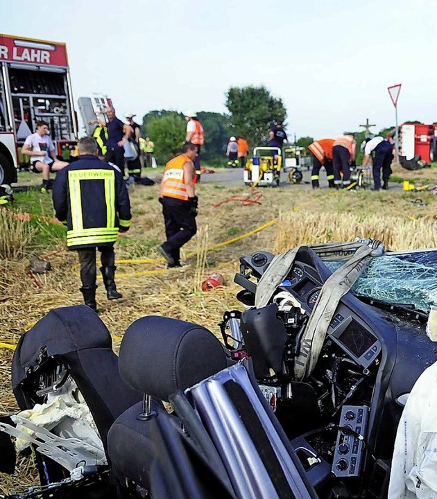 Der schwere Verkehrsunfall  beim Sulzer Kreuz vor zehn Jahren  | Foto: Wolfgang Künstle