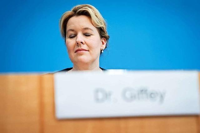 Bei Giffeys Doktorarbeit htte die Uni schneller entscheiden mssen