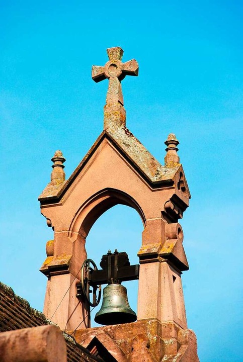 Die Glocke der früheren Wendelinskapelle läutet heute am Friedhof.  | Foto: Manfred Frietsch
