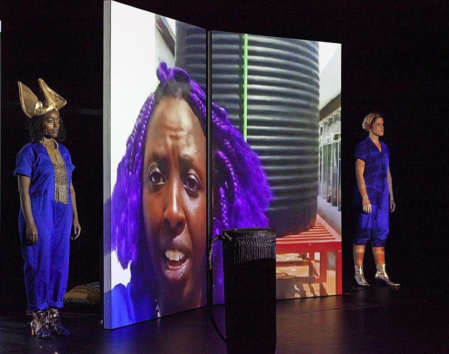 Gelungener Hybrid: Szene aus &#8222;Learning Feminism from Rwanda&#8220;  | Foto: Alexander Barta