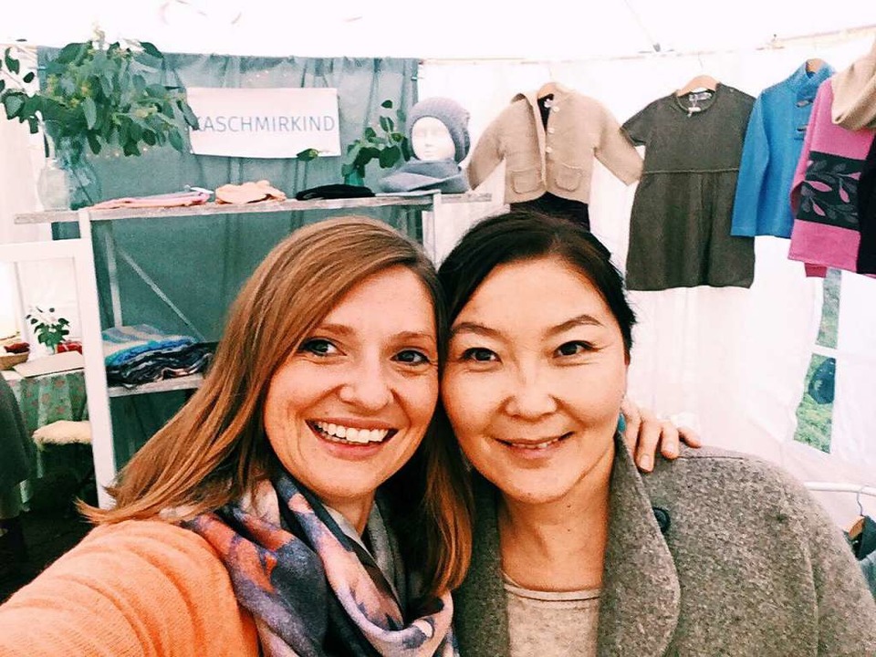 Baaska Yadamsuren (rechts) und Silvia Wolf  | Foto: Kaschmirkind
