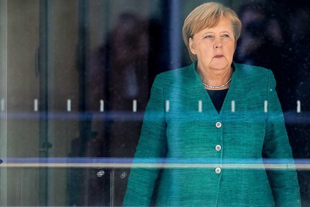 Angela Merkel ldt gerne ausgewhlte M...lt aber nur denen, die mit dabei sind.  | Foto: Michael Kappeler