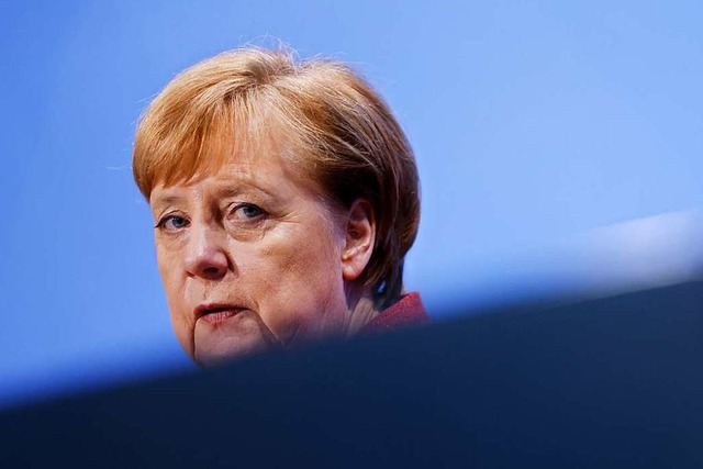 Bundeskanzlerin Angela Merkel appellie...te noch einmal deutlich zu reduzieren.  | Foto: ODD ANDERSEN (AFP)