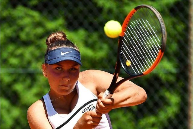 Magdalena Kaminska und Angelina da Silva Guggenbhler vom TC Schnberg verfolgen ehrgeizige Ziele